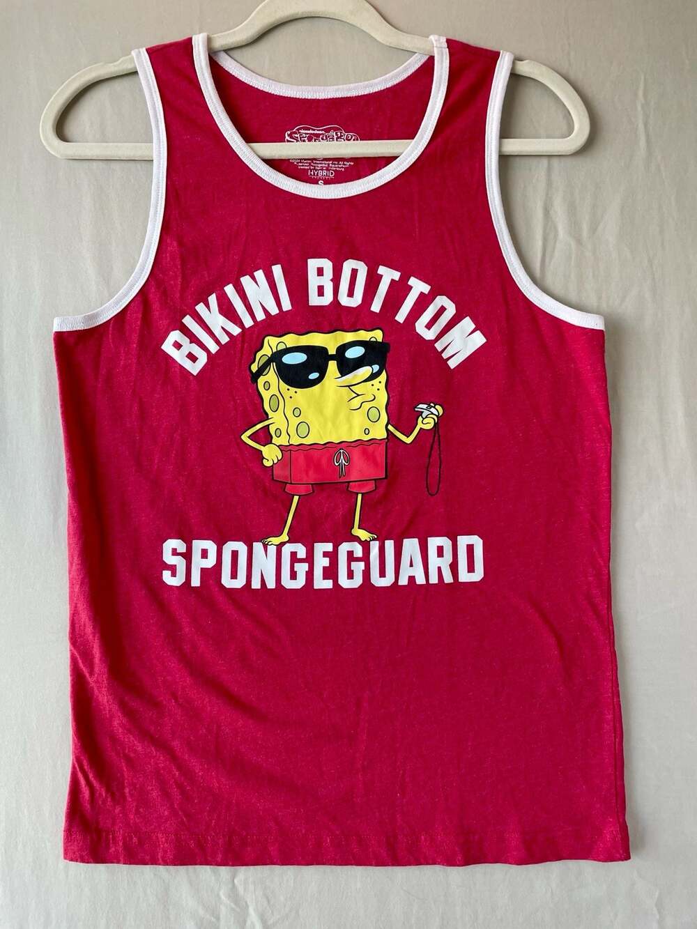 SpongeBob SquarePants Bikini Bottom SpongeGuard Tank Top Size S